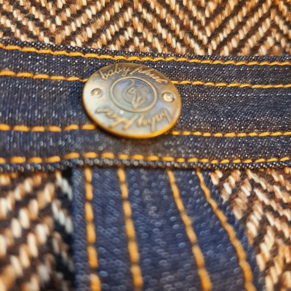 Baby Phat Jean Co Brown Tweed Cropped Pants- NWT - Picture 8 of 13